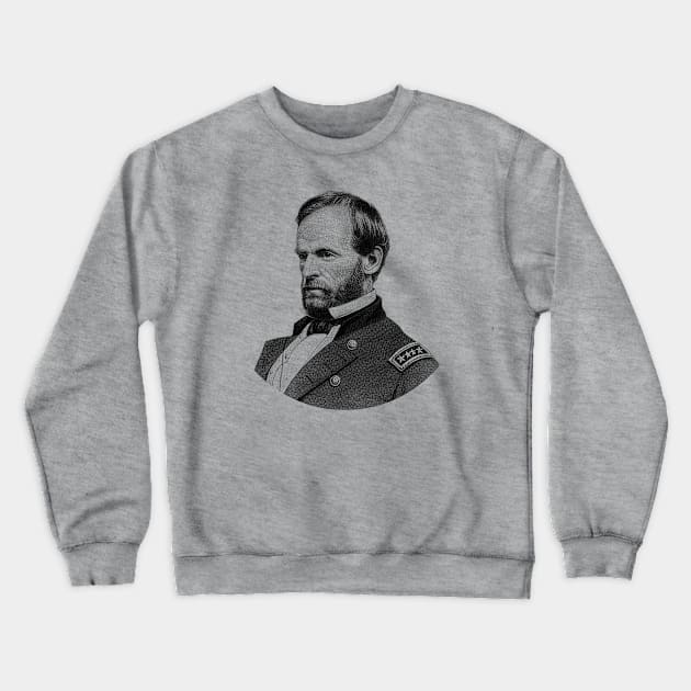 General William Tecumseh Sherman - Civil War Crewneck Sweatshirt by warishellstore